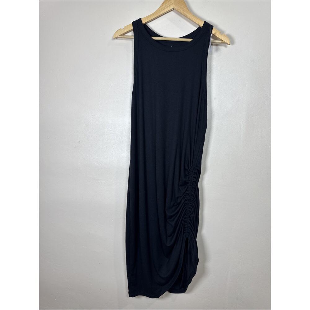 NWT Old Navy Active Ultralite Womens Activewear Dress Xxl Rib knit Ruched Black